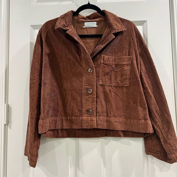 Urban Outfitters Jackets & Blazers - Urban Outfitters Women's Brown Corduroy Cropped Jacket Size S